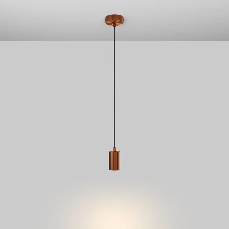 Suspension avec Spot GU10 Bispot - Cuivre satiné