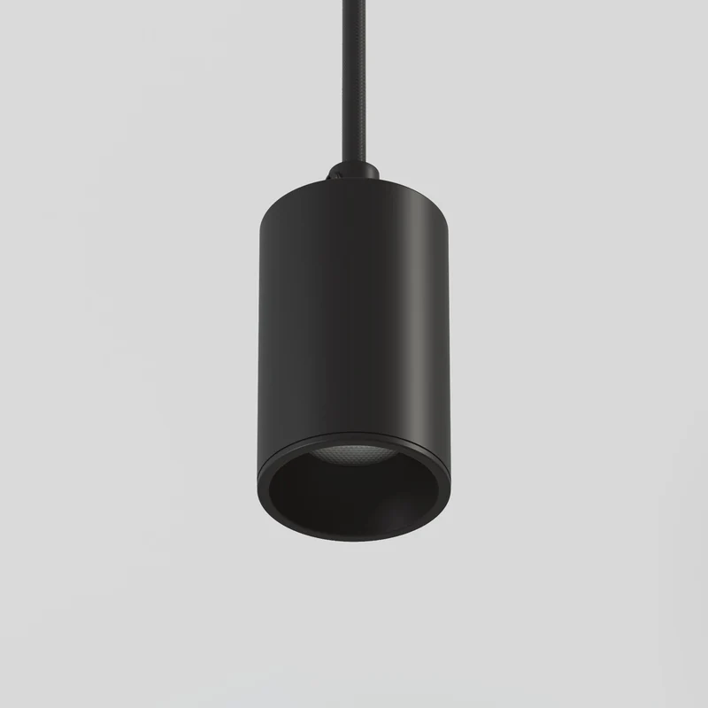 Lampe à suspension avec 4 Spots GU10 Bispot - Noir