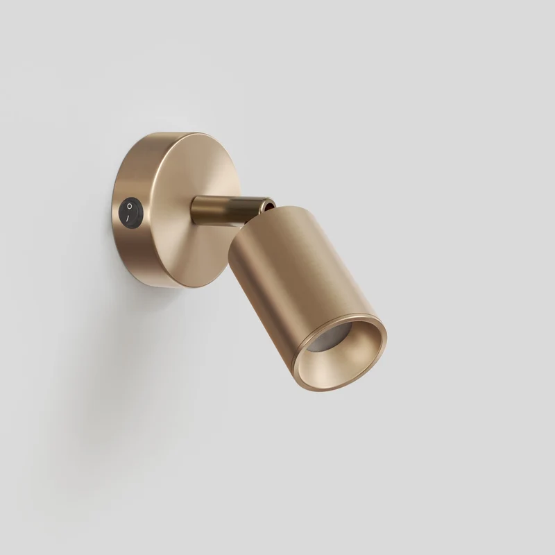 Spot GU10 orientable pour mur ou plafond Bispot - Bronze satiné