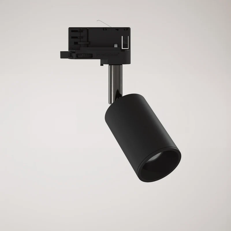 Spot orientable Bispot pour système sur rail - Noir