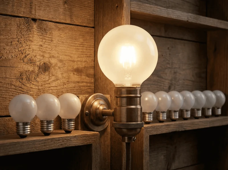 Lot de 10 Ampoules Incandescentes E27 Sphériques 2700K