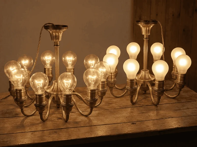 Pack de 10 ampoules sphériques incandescentes E14 2700K