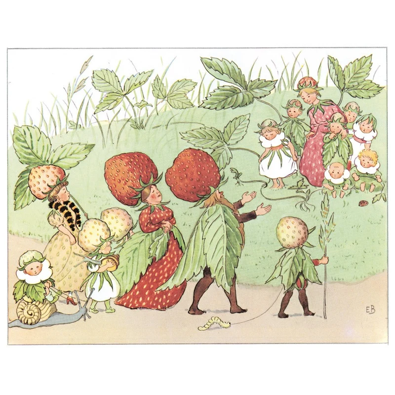 Design House Stockholm Elsa Beskow Tray 20x27 cm