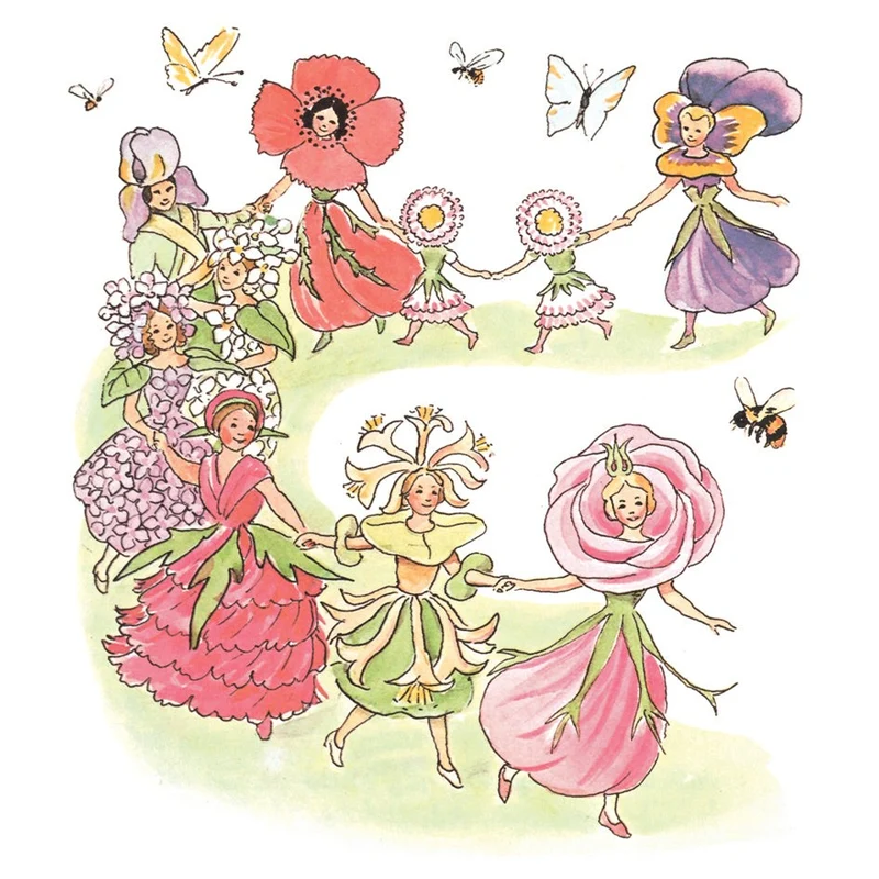Design House Stockholm Elsa Beskow Tray 20x27 cm