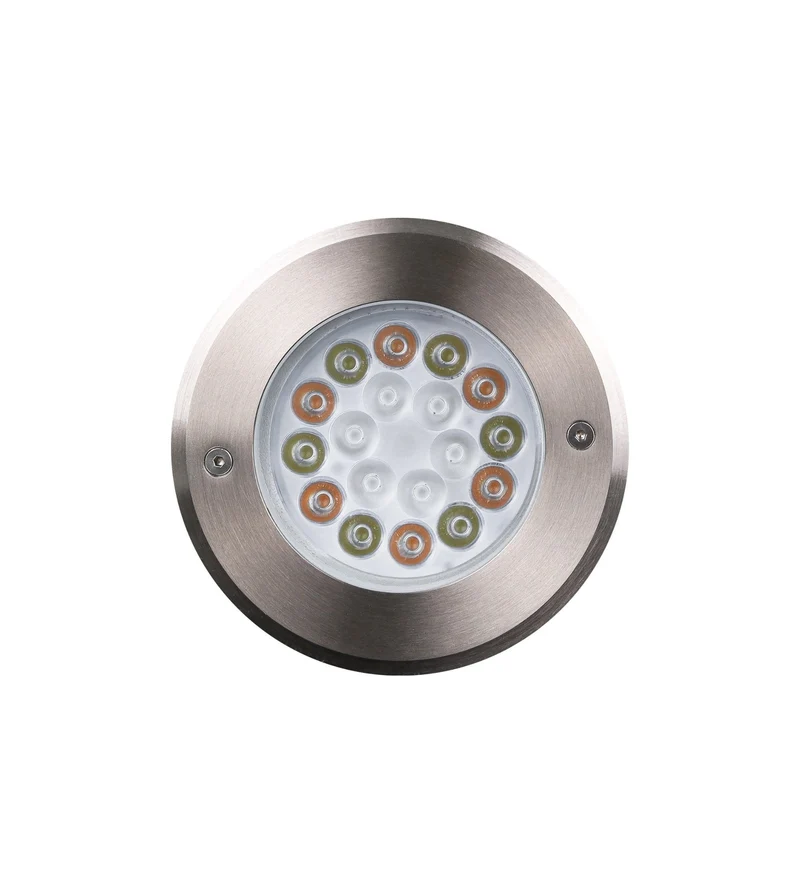 Spot led encastrable RGB+CCT Série LoRa - 12–24V AC/DC - Ø15cm - 600 lumens - IP68