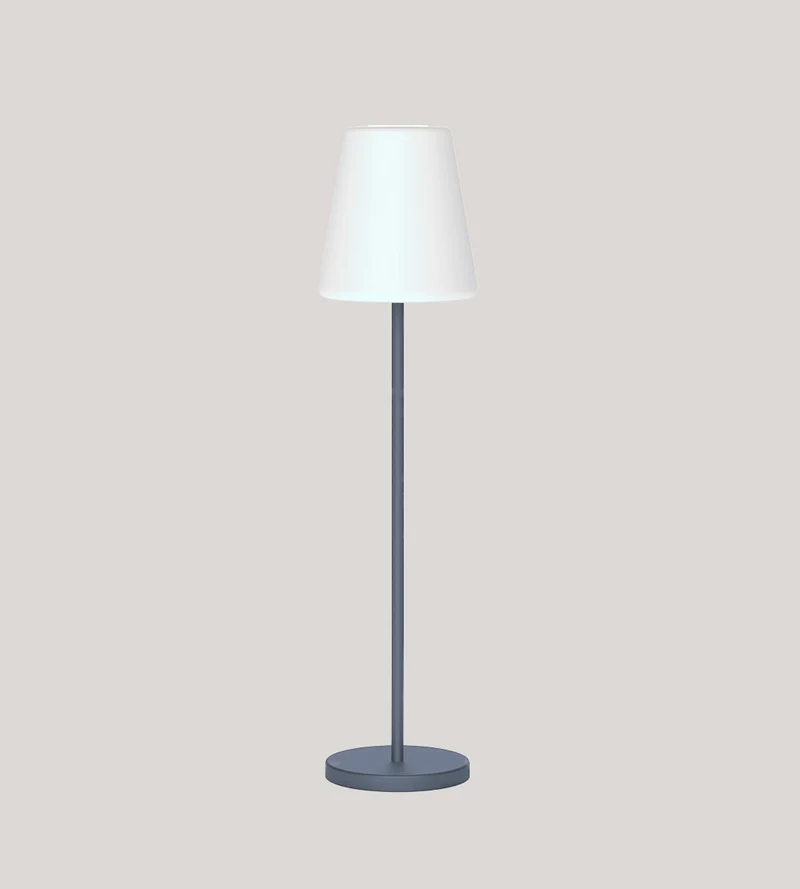 Lampe solaire à poser LOLA SLIM - Éclairage blanc et multicolore réglable - 120cm
