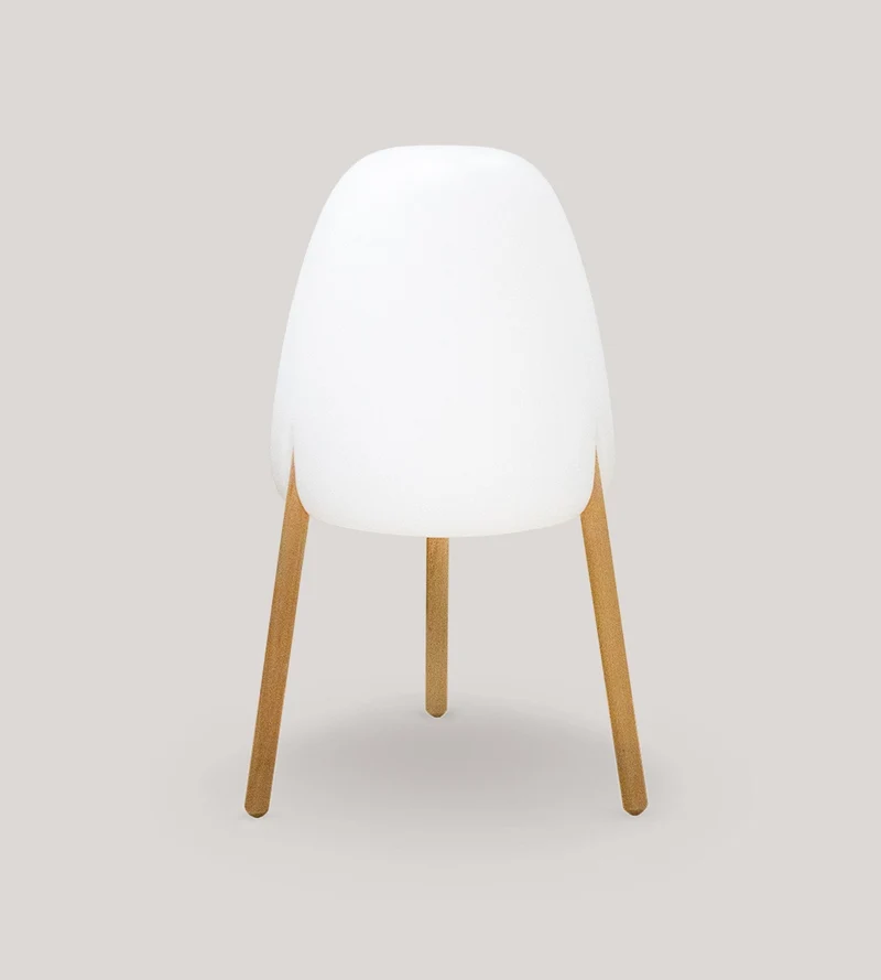 Lampe design solaire ROCKET - Éclairage blanc et multicolore réglable - Éxtérieur et Intérieur