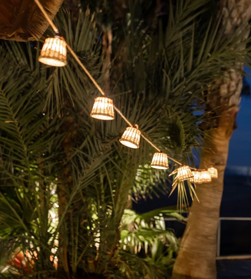 Guirlande lumineuse solaire AURORA - Design nature - 10 lampes