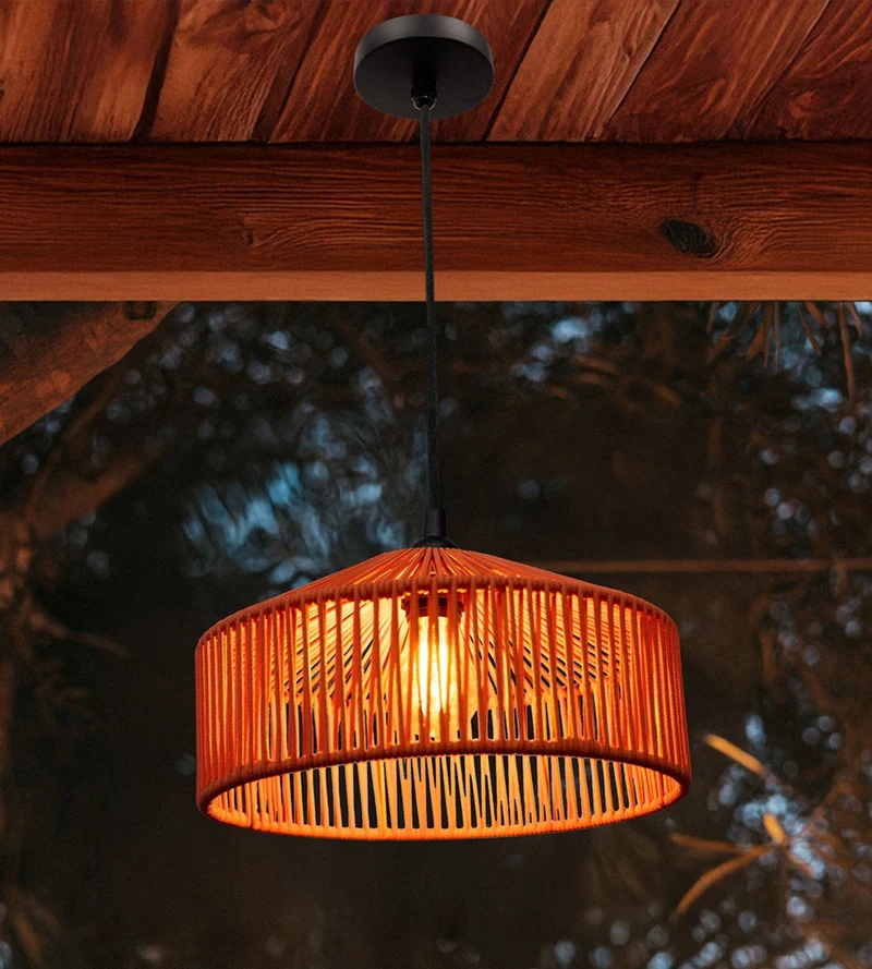 Lampe à suspendre CALABARDINA - Ampoule E27 non fournie - Câble de 5m