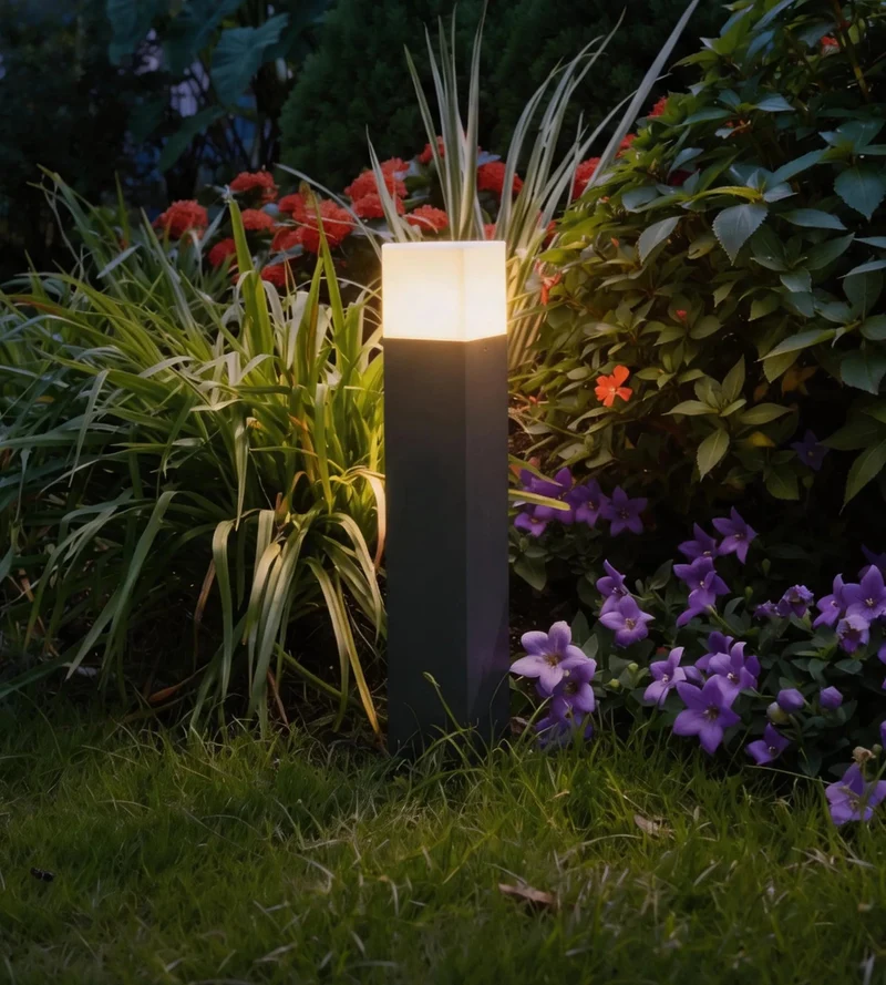Borne extérieure FIGO noire - Ampoule E27 non incluse