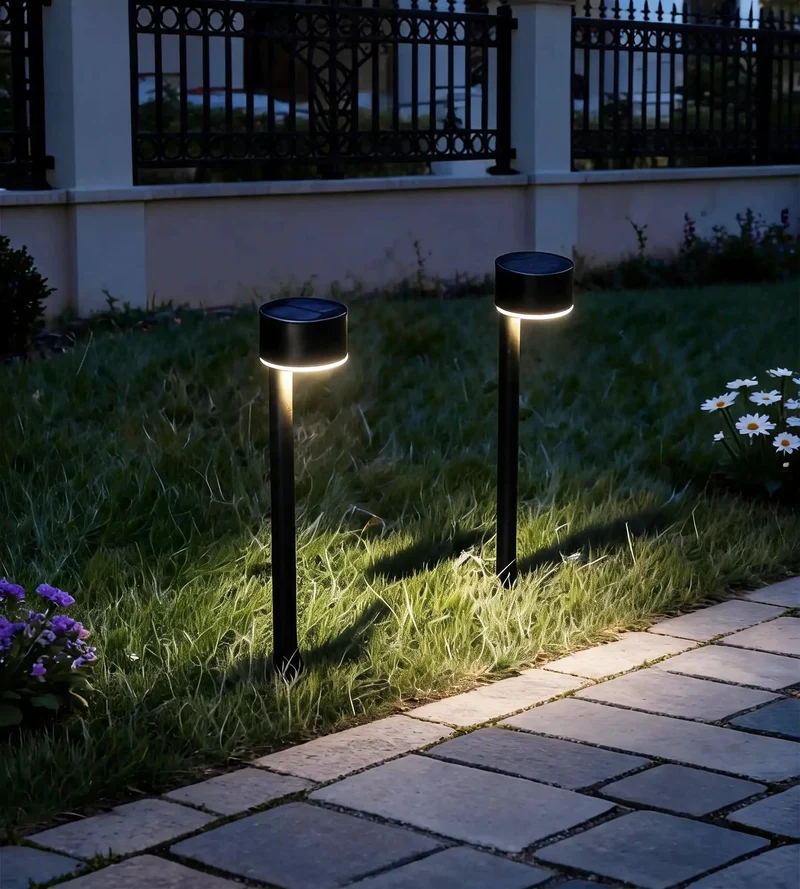 Pack x 2 Balise solaire Led QUEEN 30 cm - À planter - 100 lumens