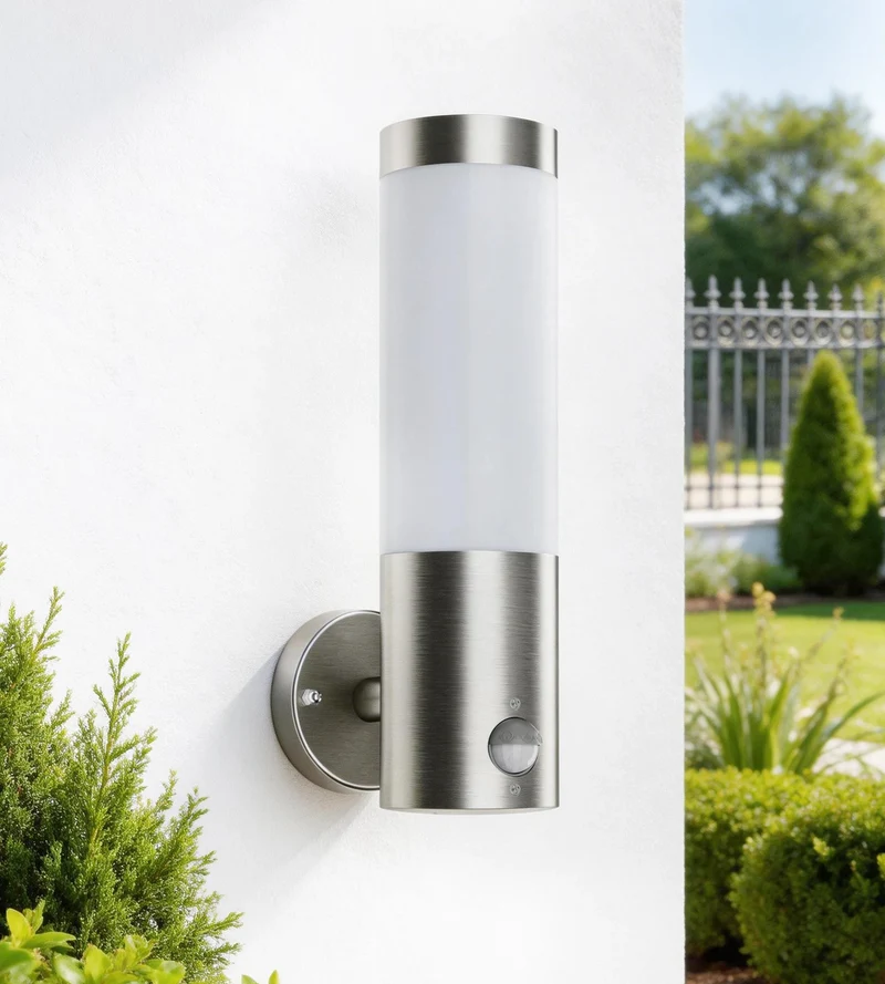 Applique murale extérieure ELYO inox - Ampoule E27 non incluse