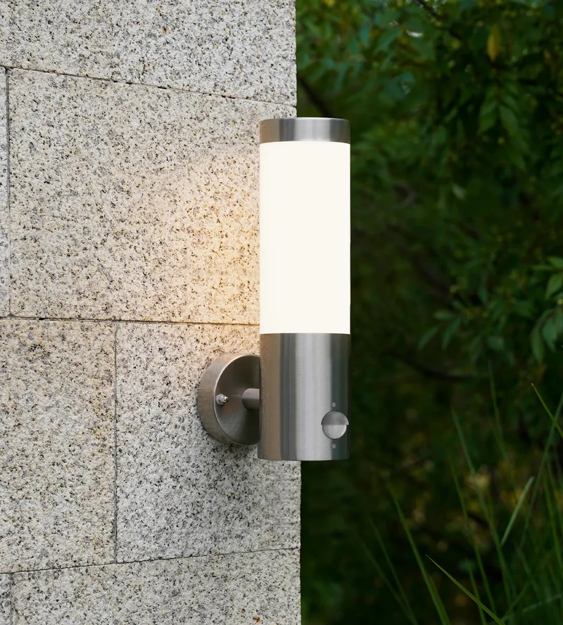 Applique murale extérieure ELYO inox - Ampoule E27 non incluse
