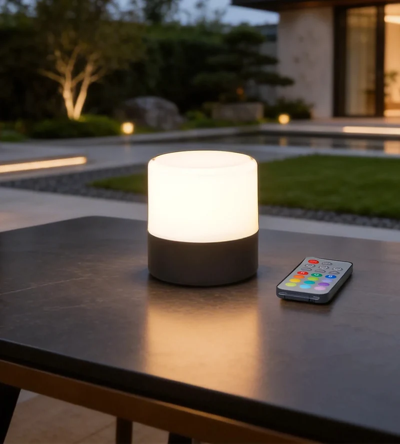 Lampe décorative multicouleur LED CANDLE - Télécommandable - USB