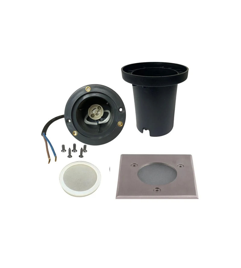 Spot encastrable à ampoule interchangeable GU10 - 230V - Ø 10 cm