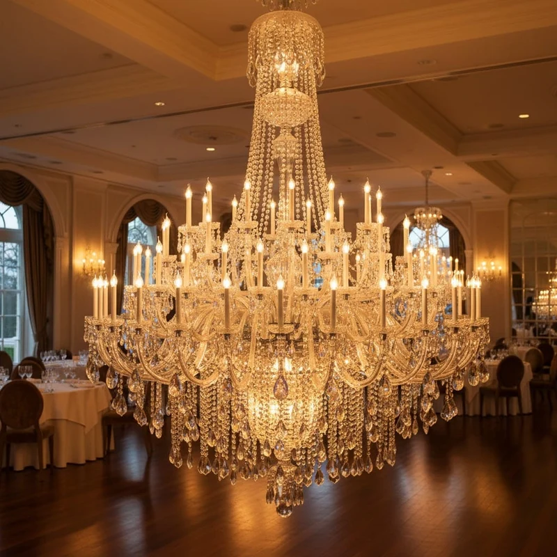 Grand lustre diamètre 180 cm