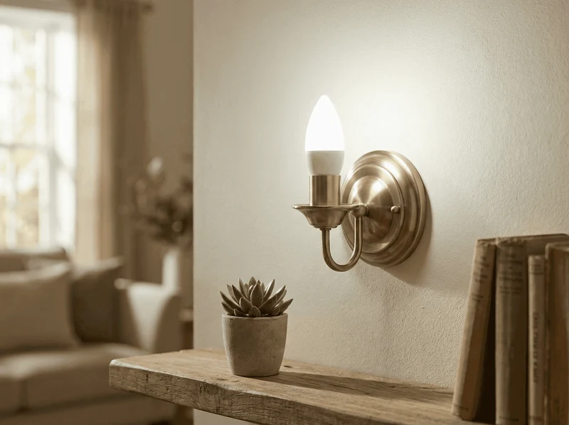Ampoule Flamme LED 7W E14 Blanc Froid 6500K