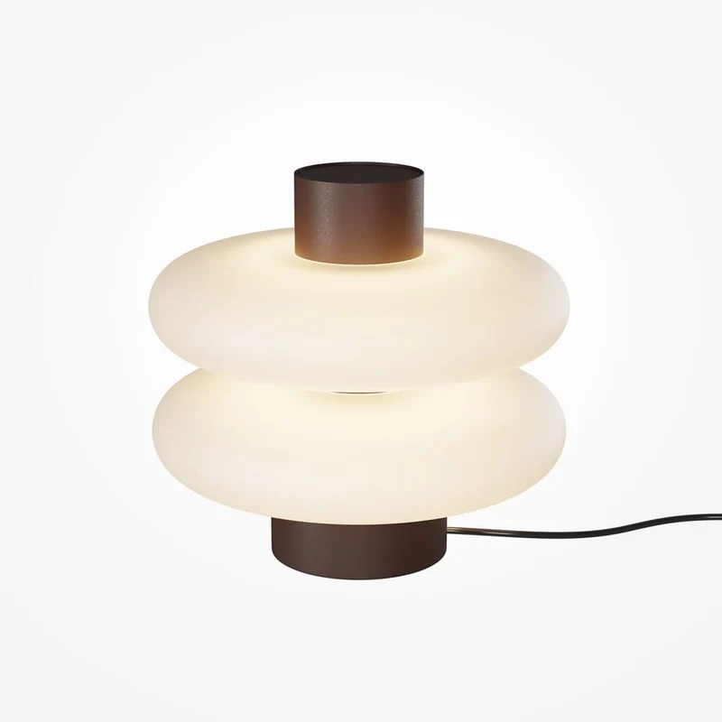 Lampe de bureau marron