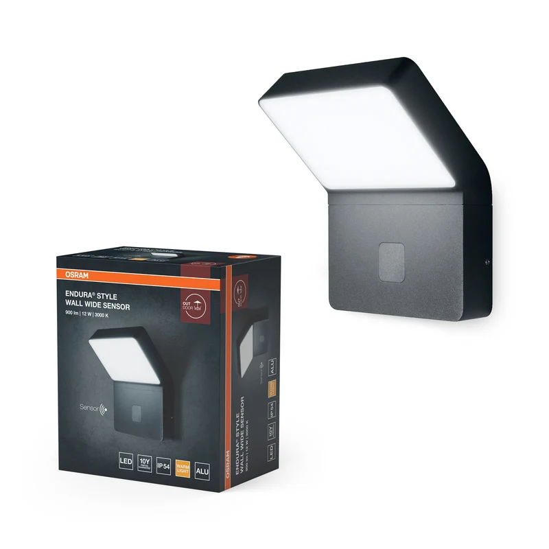 OSRAM ENDURA Style Wall Wide Applique murale LED avec capteur