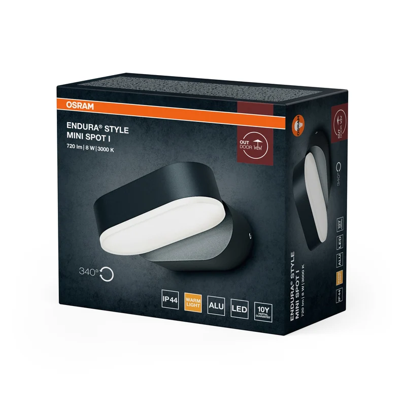 OSRAM ENDURA Style Mini-Spot LED Applique murale extérieure