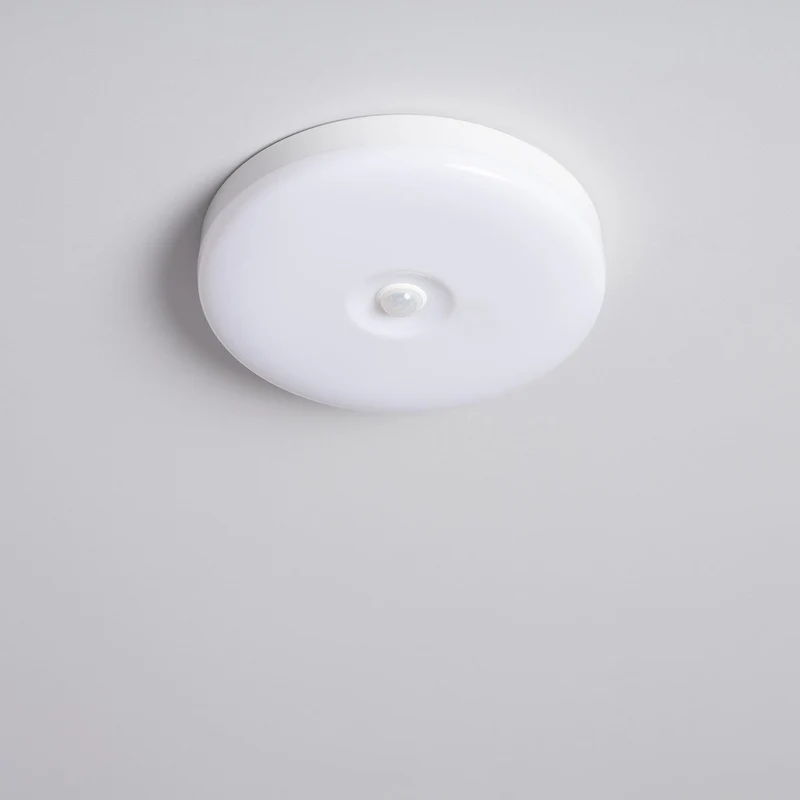 Plafonnier LED 12W Ø216 mm No Flicker avec Détecteur de Présence PIR et Crépusculaire