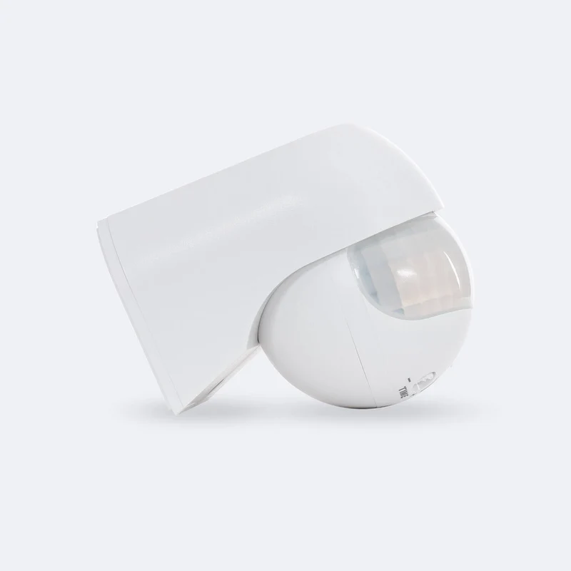 Détecteur de mouvement 180° blanc