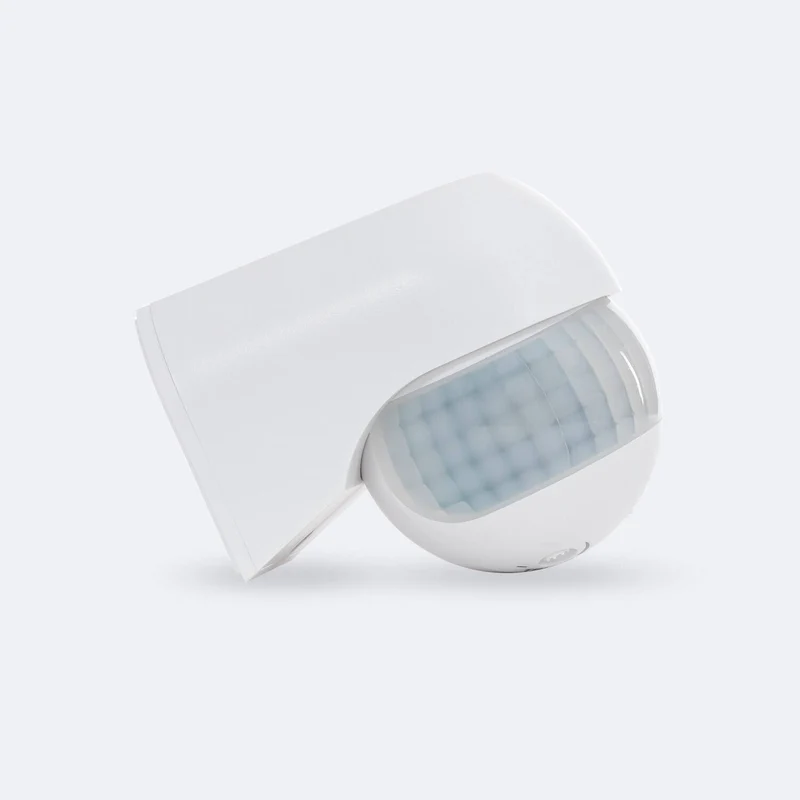Détecteur de mouvement 180° blanc