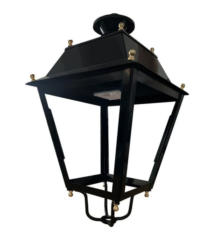 Tête de lampadaire lanterne 40W + adap. Diamètre 60mm