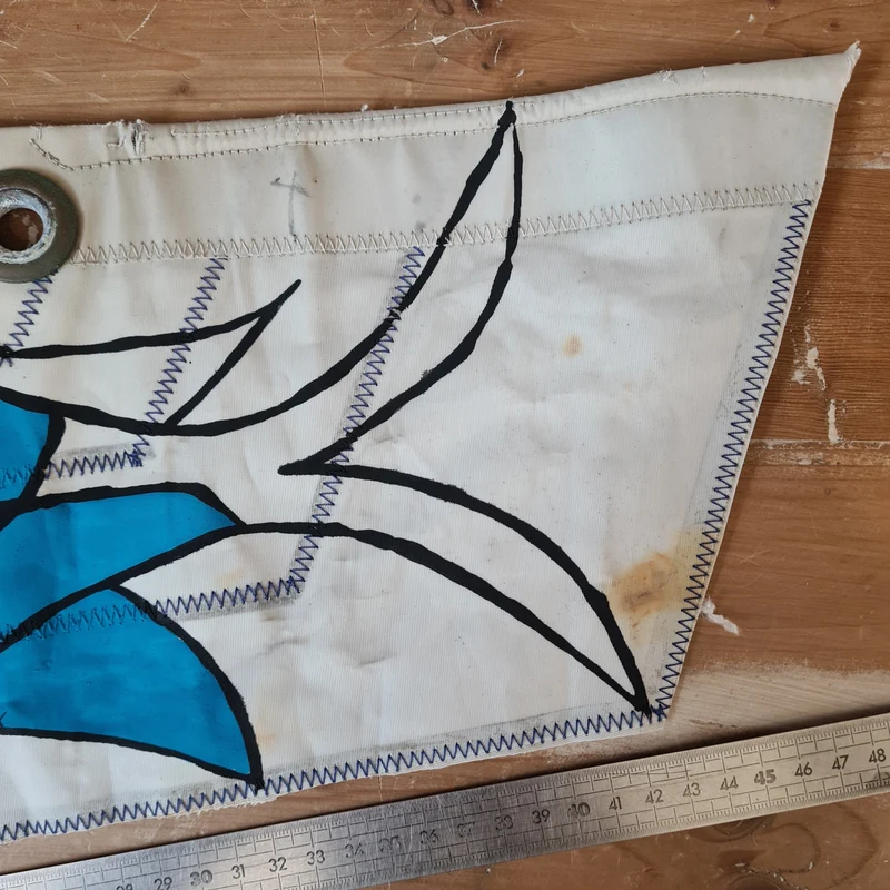 Peinture sur voile Poisson par Cécile Colombo