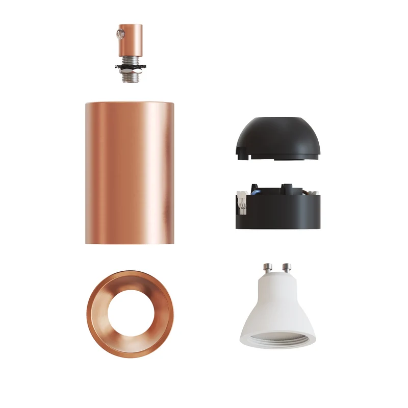 Spot GU10 Spotlight LED Bispot - Cuivre satiné