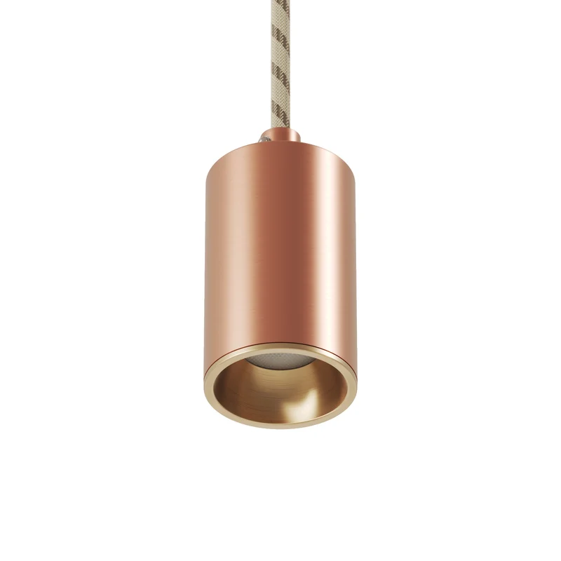 Spot GU10 Spotlight LED Bispot - Cuivre satiné / Bronze satiné