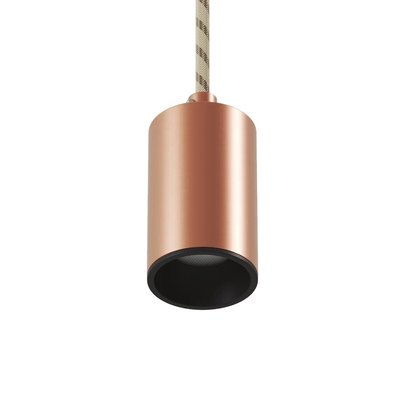 Spot GU10 Spotlight LED Bispot - Cuivre satiné / Noir
