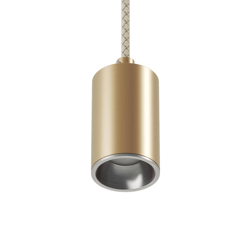 Spot GU10 Spotlight LED Bispot - Bronze satiné / Titane satiné