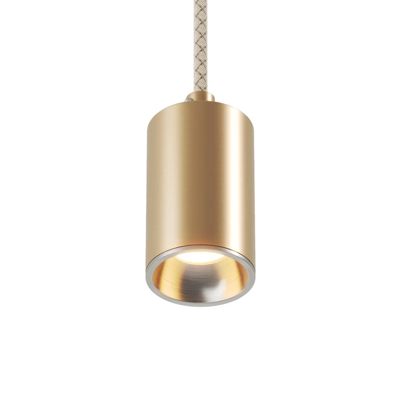 Spot GU10 Spotlight LED Bispot - Bronze satiné / Titane satiné