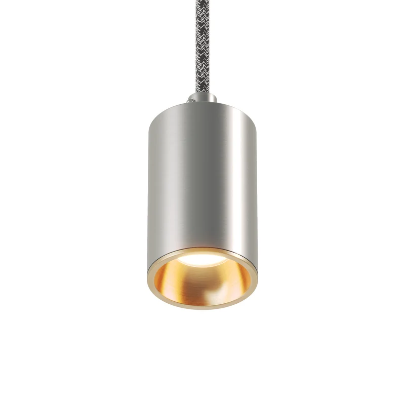 Spot GU10 Spotlight LED Bispot - Titane satiné / Bronze satiné