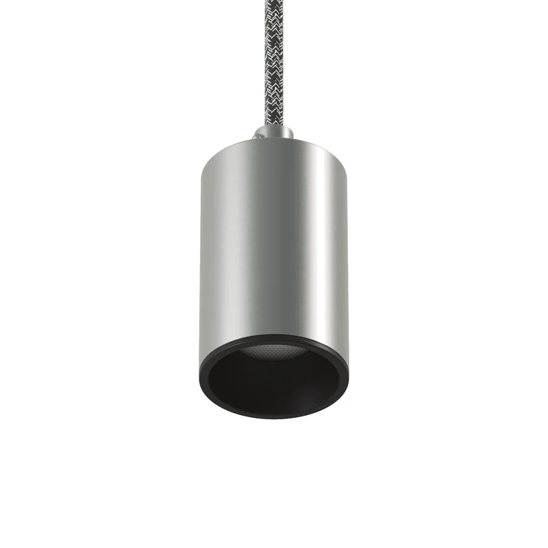 Spot GU10 Spotlight LED Bispot - Titane satiné / Noir