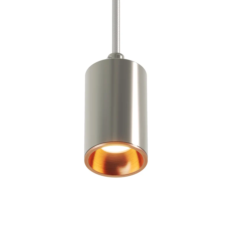 Faretto GU10 Spotlight LED Bispot - Cromo / Rame satinato