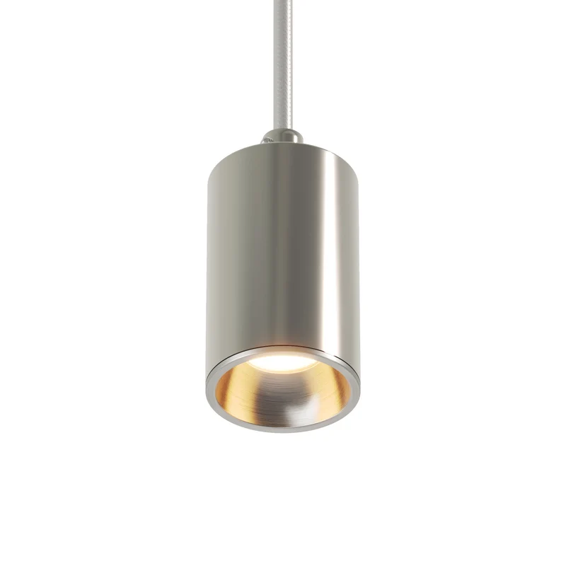 Spot GU10 Spotlight LED Bispot - Chrome / Titane satiné