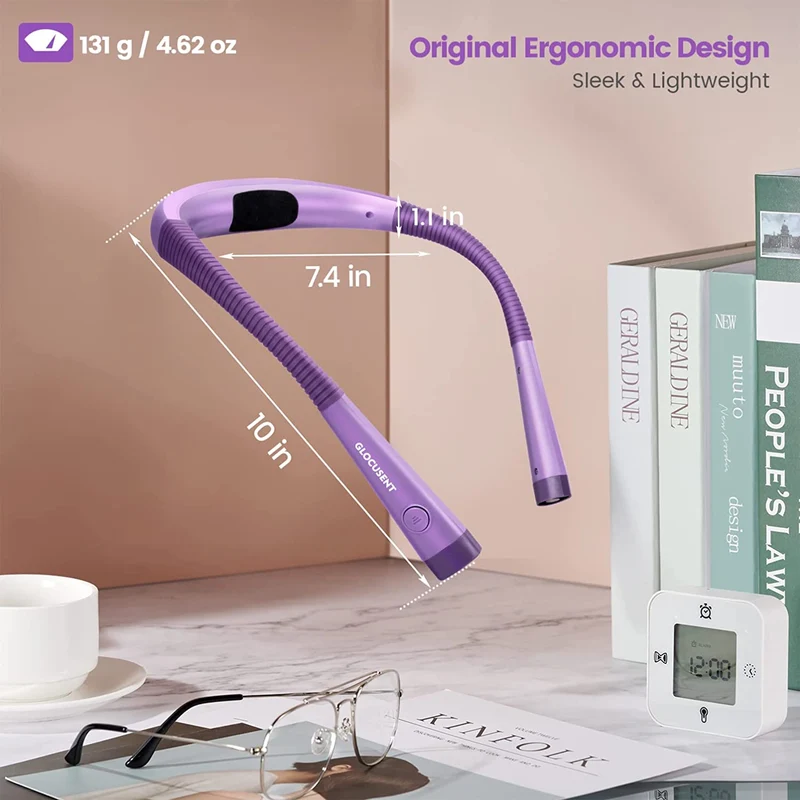 Glocusent Original LED Neck Reading Light
