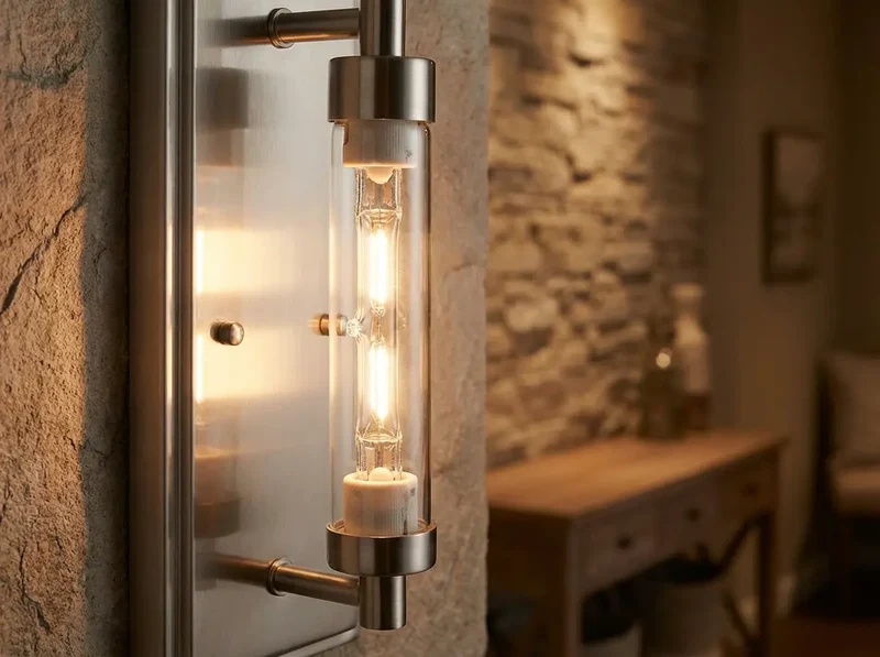 Ampoule tube halogène R7s 78mm dimmable (70W - 150W)