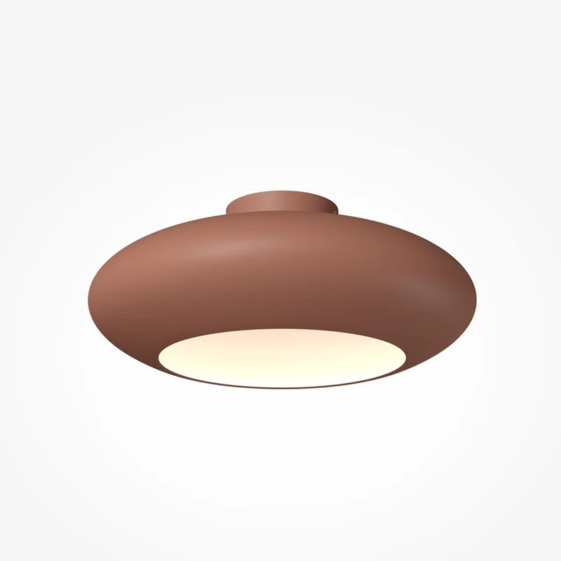 Lustre aluminium cuivré Ø40cm moderne