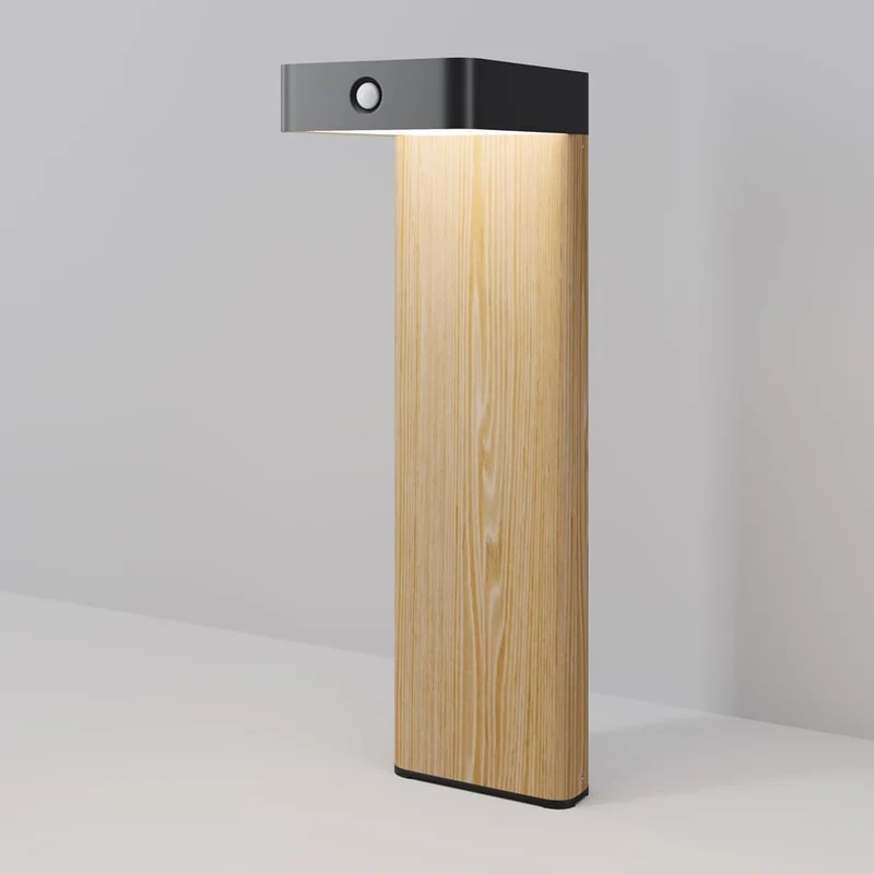 Lampe aluminium noir L14cm extérieur (2)