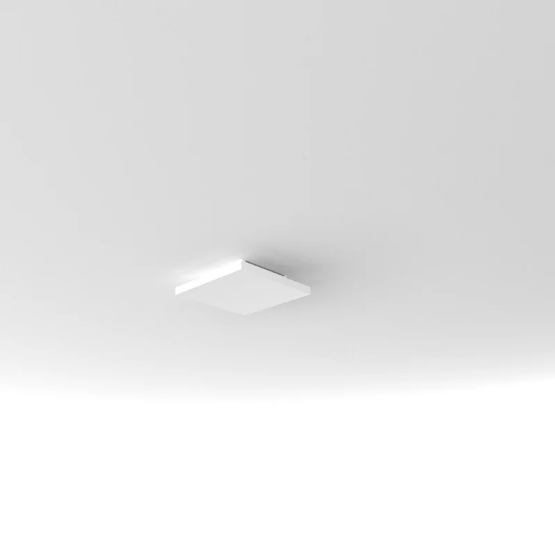 Plafonnier lumière indirecte 22 cm fixation sans trous sur boîte dcl