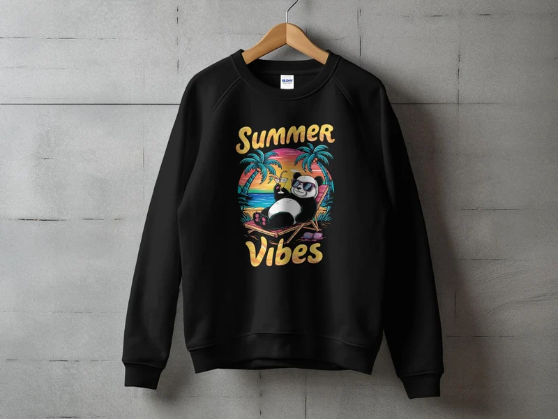 T-shirt graphique Summer Vibes - Beach Sun Fun Tee - Vêtements d'été décontractés
