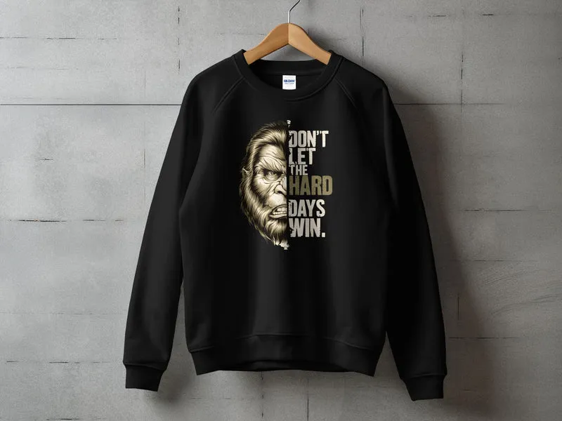 Ne laissez pas les jours difficiles gagner T-Shirt Citation inspirante Tee pour la motivation