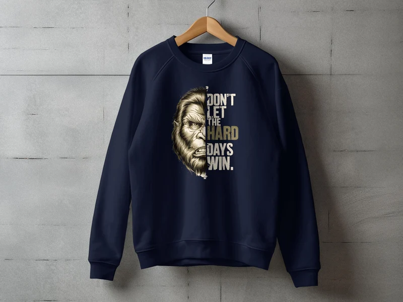 Ne laissez pas les jours difficiles gagner T-Shirt Citation inspirante Tee pour la motivation