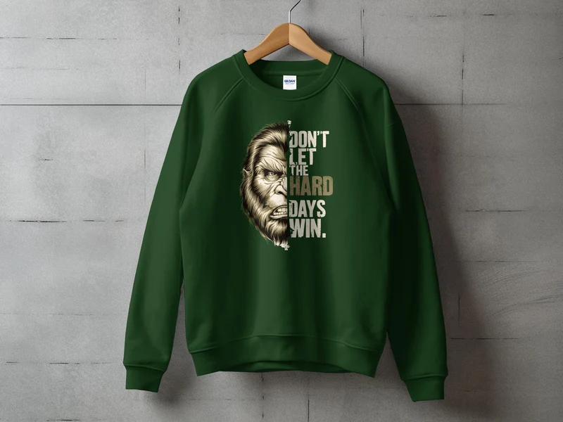 Ne laissez pas les jours difficiles gagner T-Shirt Citation inspirante Tee pour la motivation