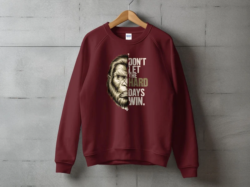 Ne laissez pas les jours difficiles gagner T-Shirt Citation inspirante Tee pour la motivation