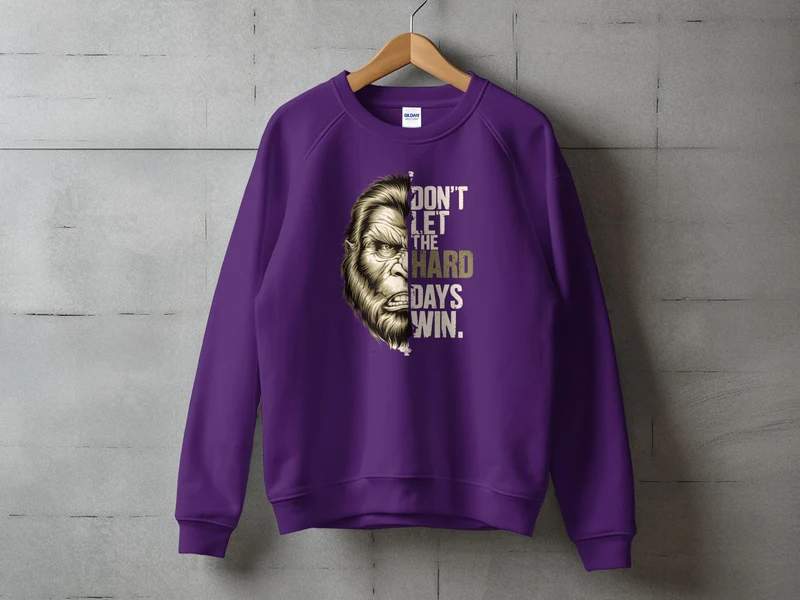 Ne laissez pas les jours difficiles gagner T-Shirt Citation inspirante Tee pour la motivation