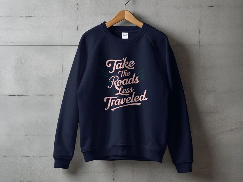Adventure T-Shirt - Prenez les routes les moins fréquentées Graphic Tee - Wanderlust Apparel